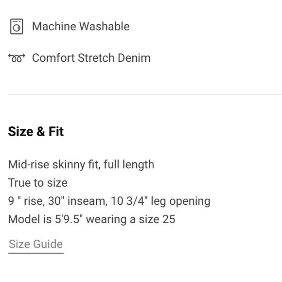 Like new Rag and Bone Cate dark jeans - Picture 12 of 12